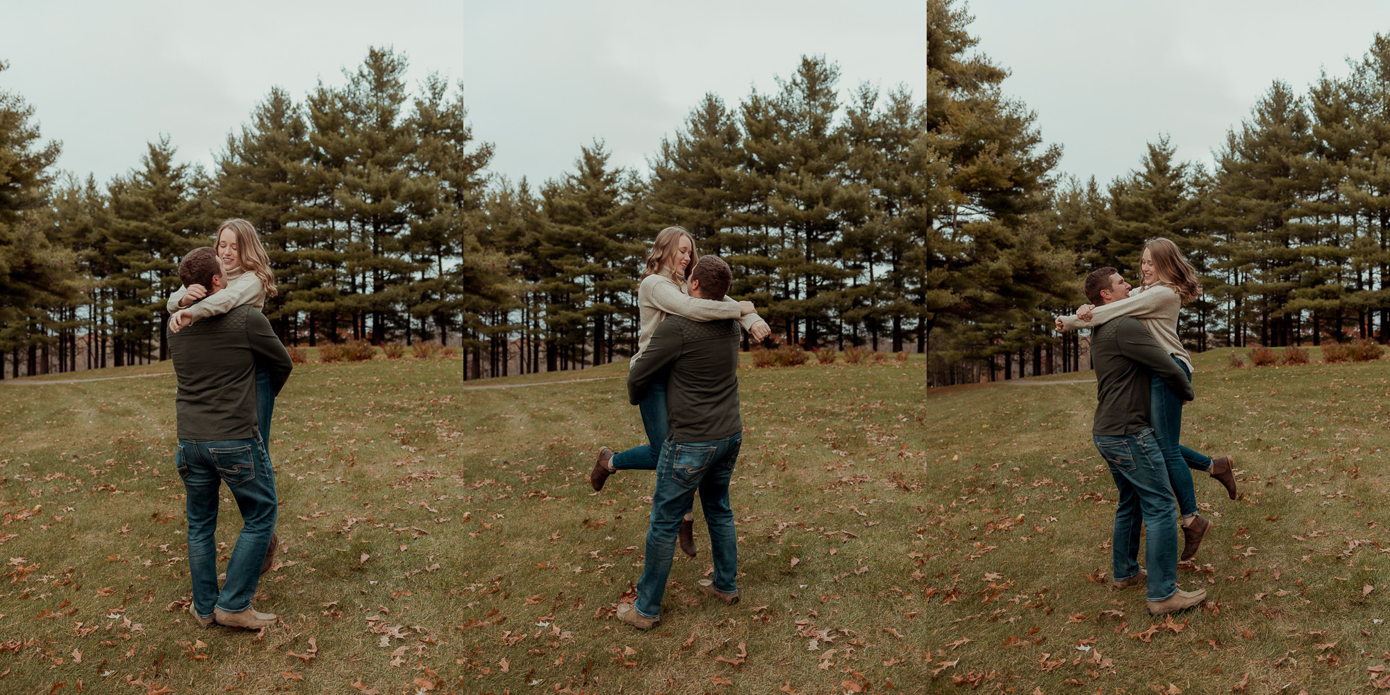Kalona Golf Course Engagement Pictures, Kalona, Iowa