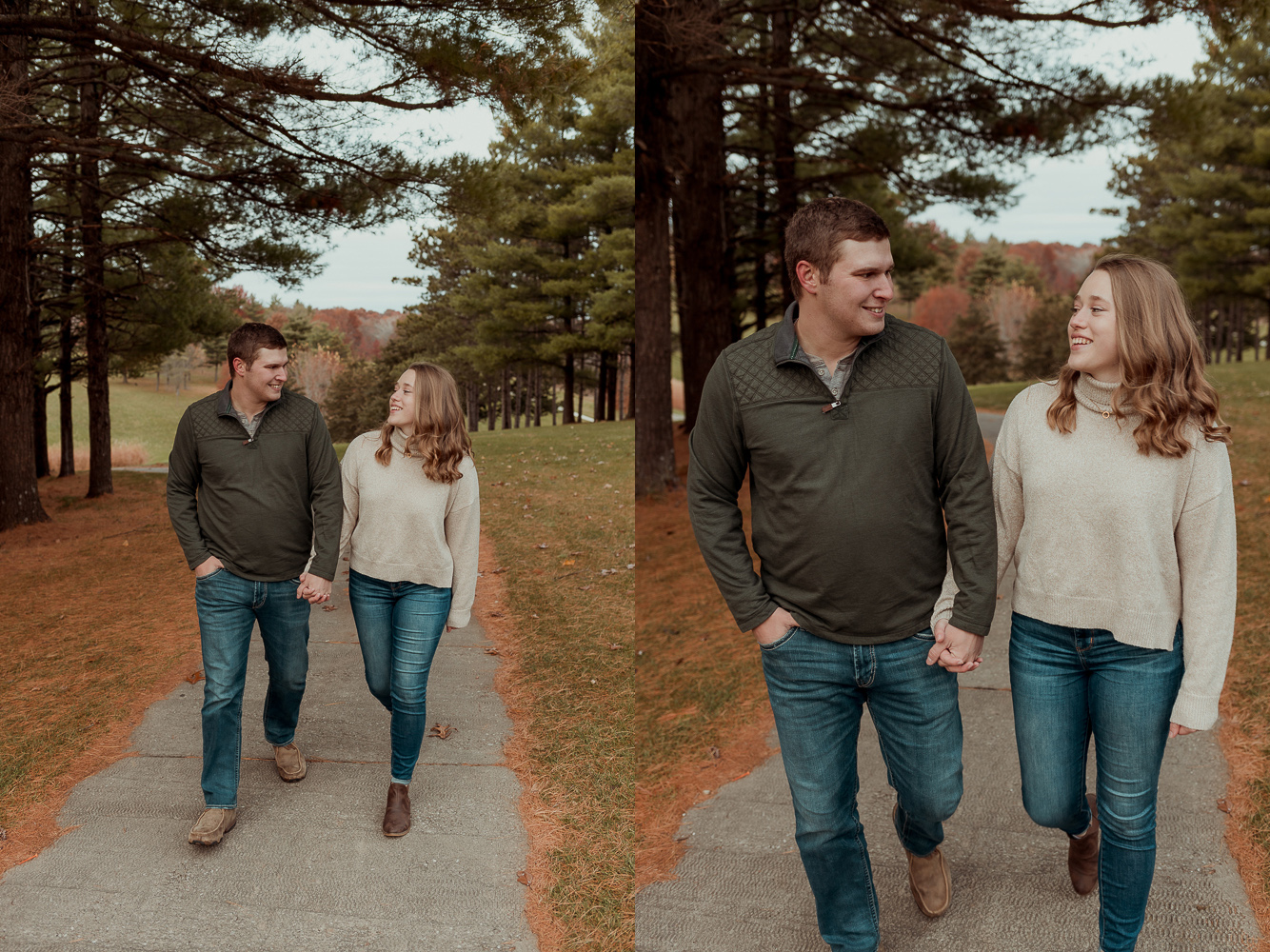 Kalona Golf Course Engagement Pictures, Kalona, Iowa