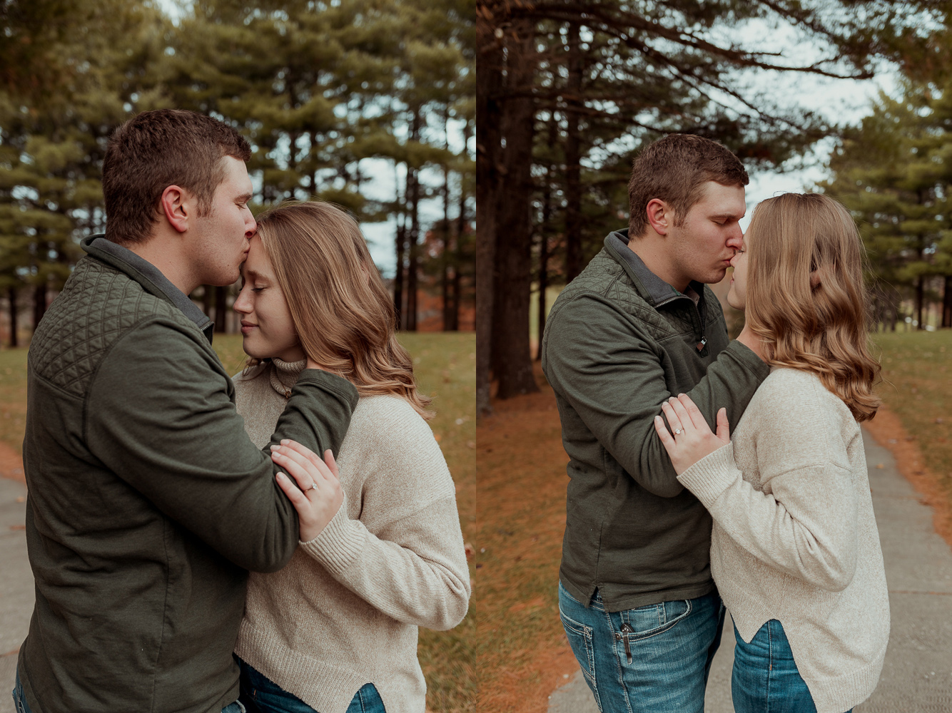 Kalona Golf Course Engagement Pictures, Kalona, Iowa