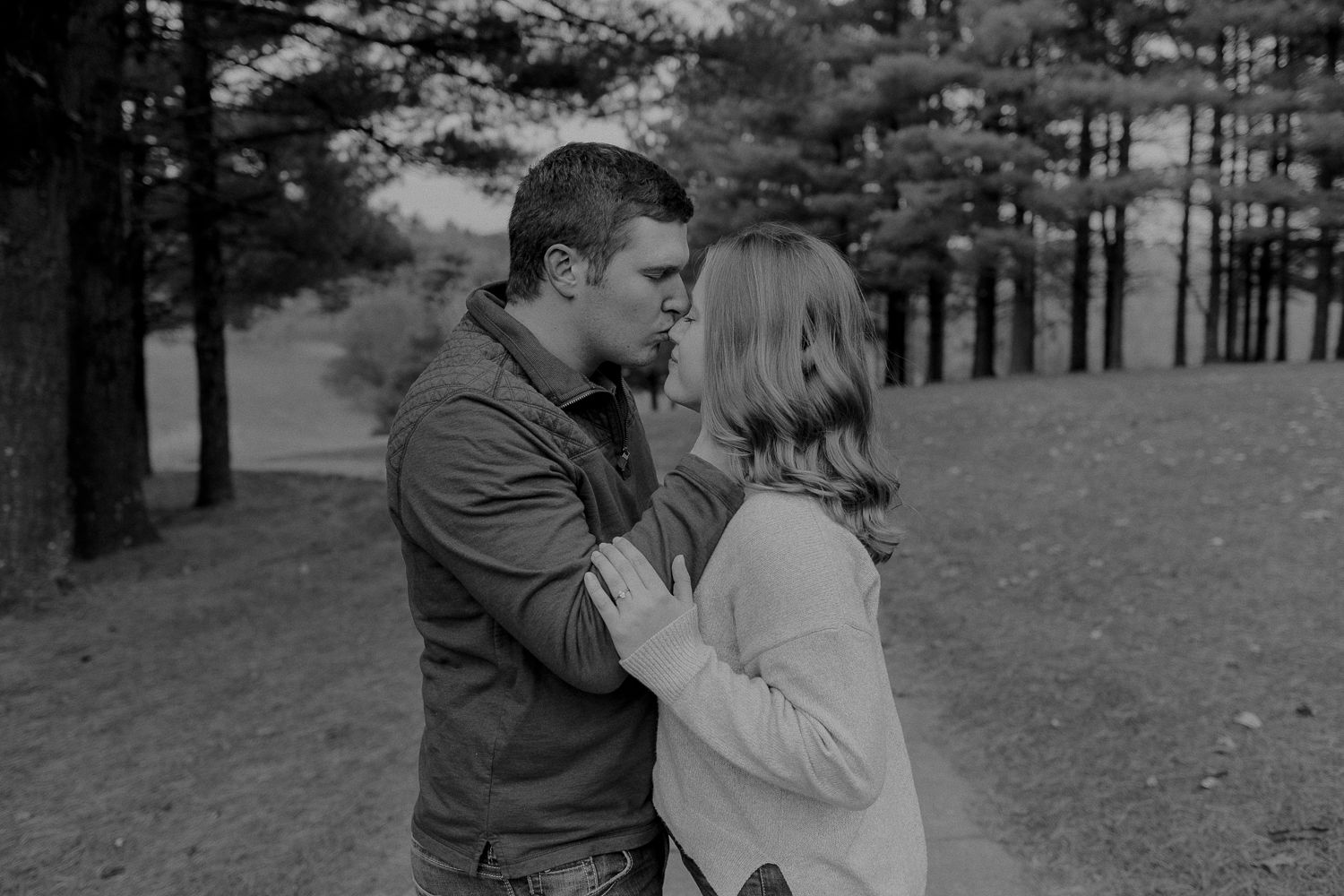 Kalona Golf Course Engagement Pictures, Kalona, Iowa