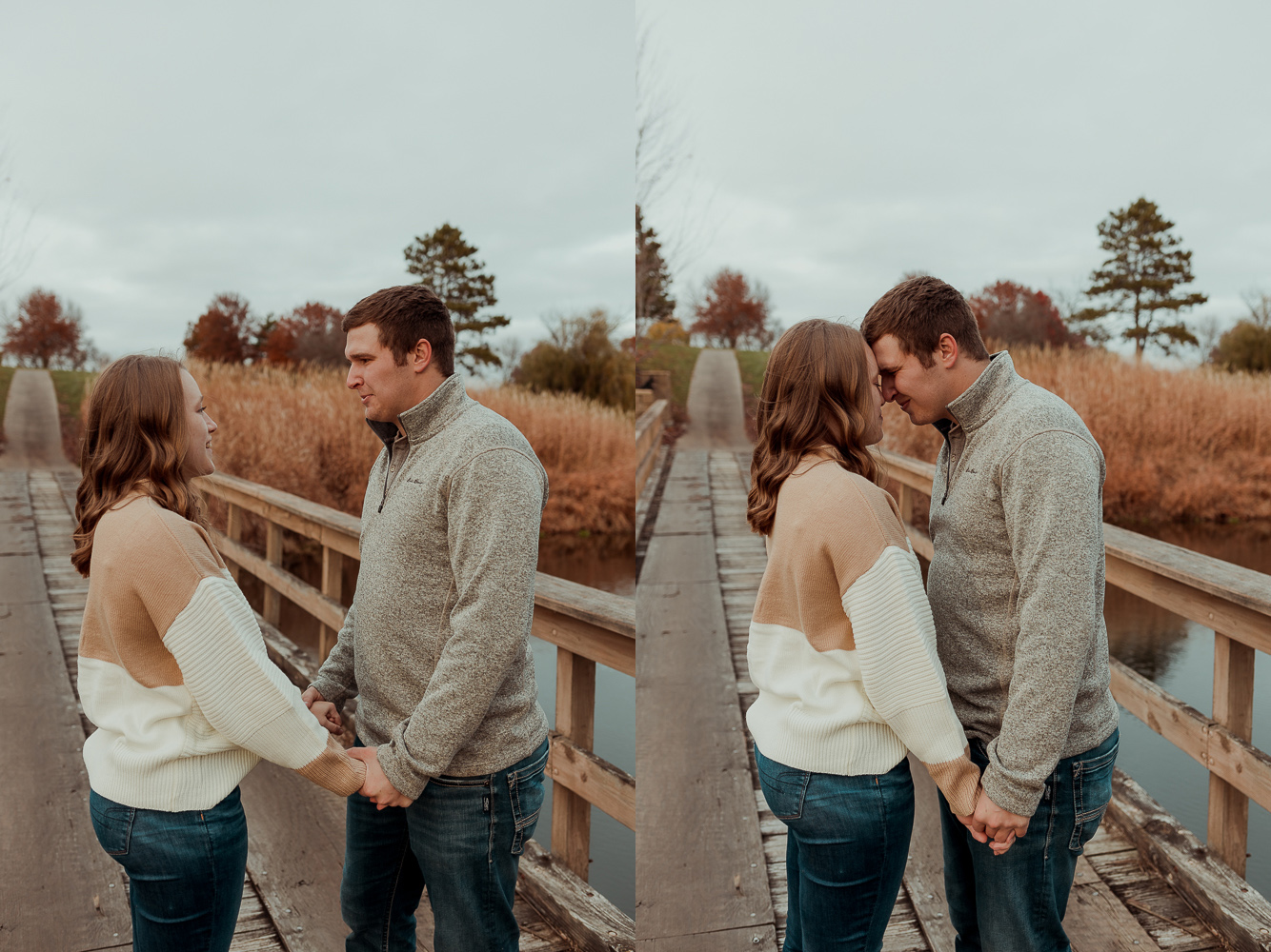 Kalona Golf Course Engagement Pictures, Kalona, Iowa