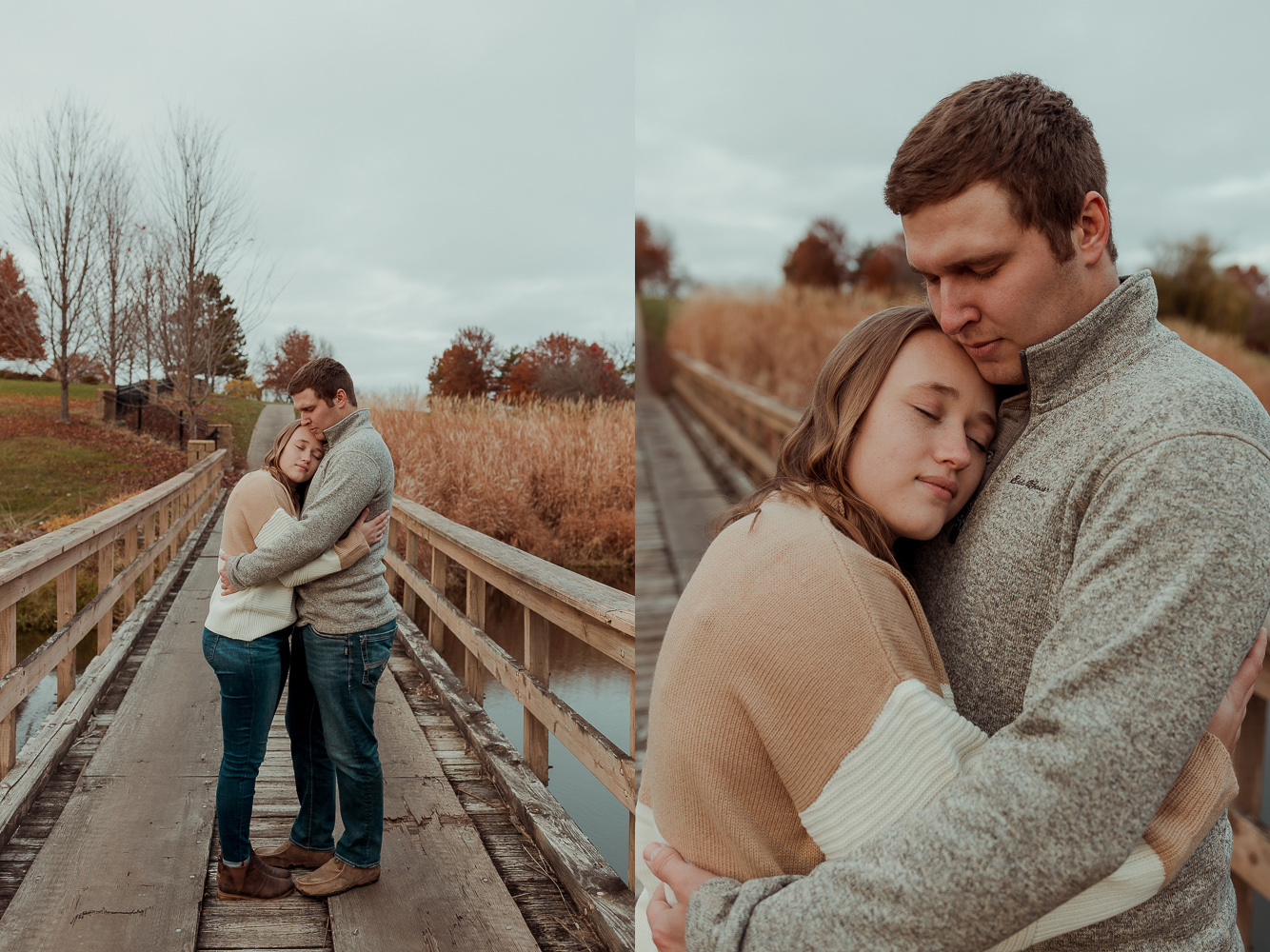 Kalona Golf Course Engagement Pictures, Kalona, Iowa