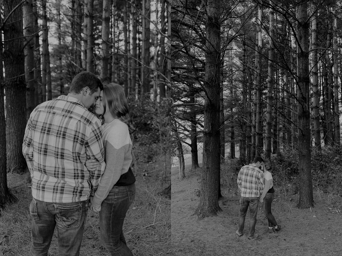 Kalona Golf Course Engagement Pictures, Kalona, Iowa