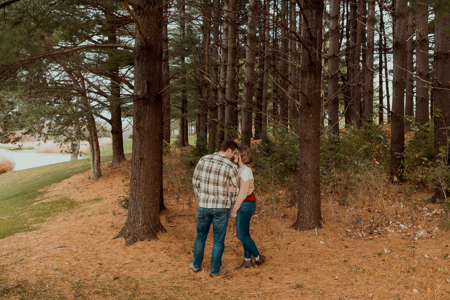 Kalona Golf Course Engagement Pictures, Kalona, Iowa