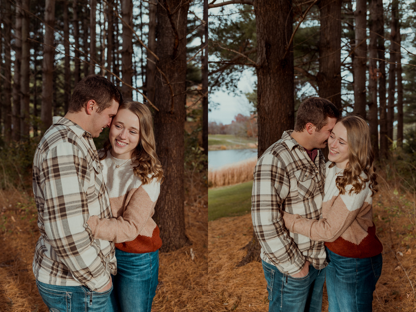 Kalona Golf Course Engagement Pictures, Kalona, Iowa