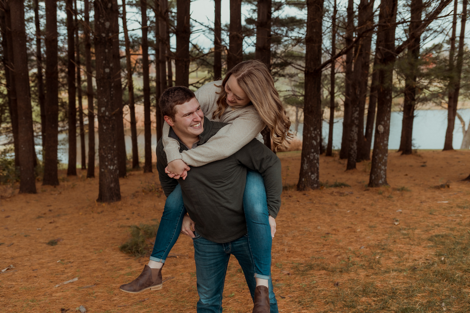 Kalona Golf Course Engagement Pictures, Kalona, Iowa