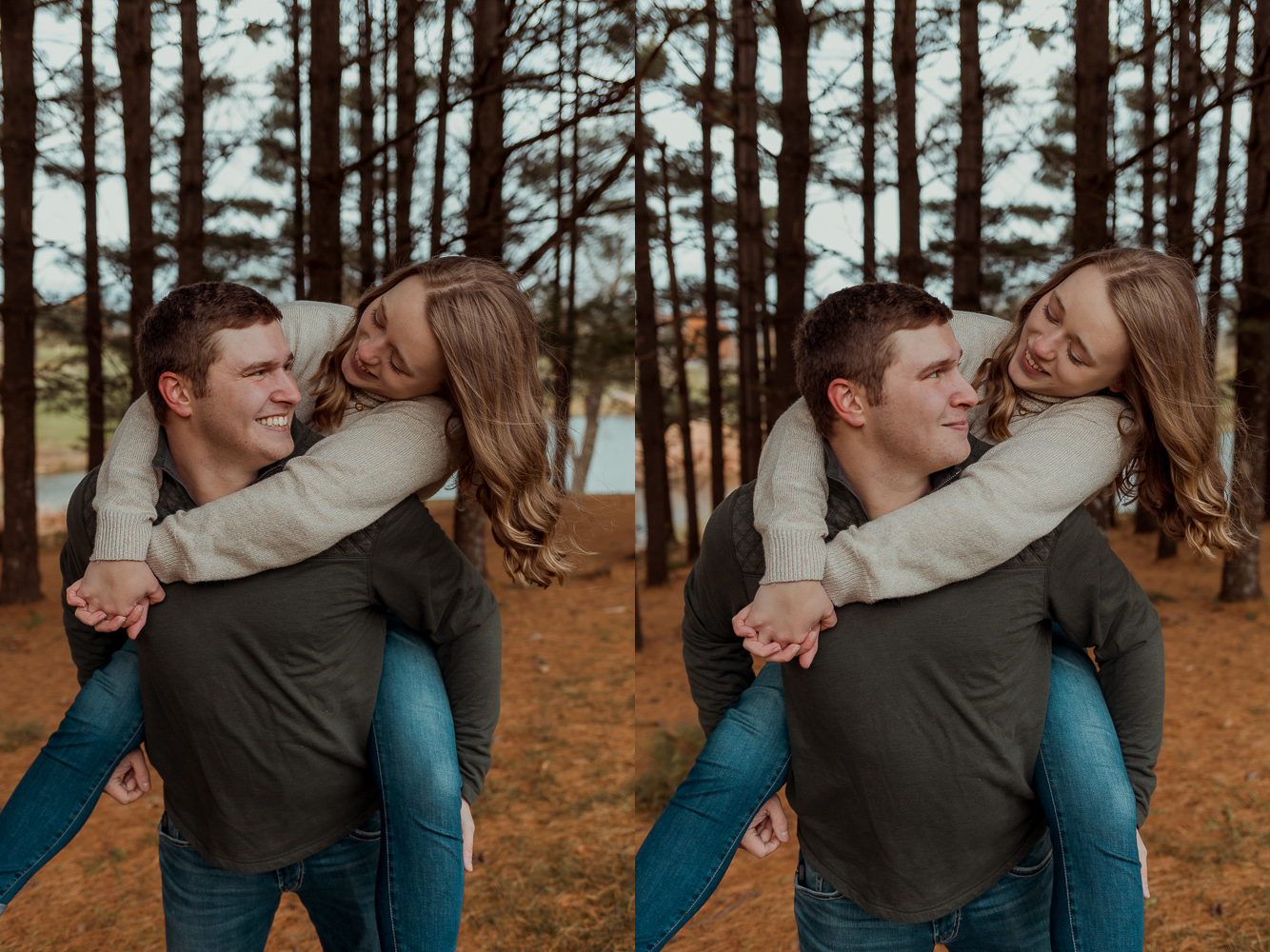 Kalona Golf Course Engagement Pictures, Kalona, Iowa