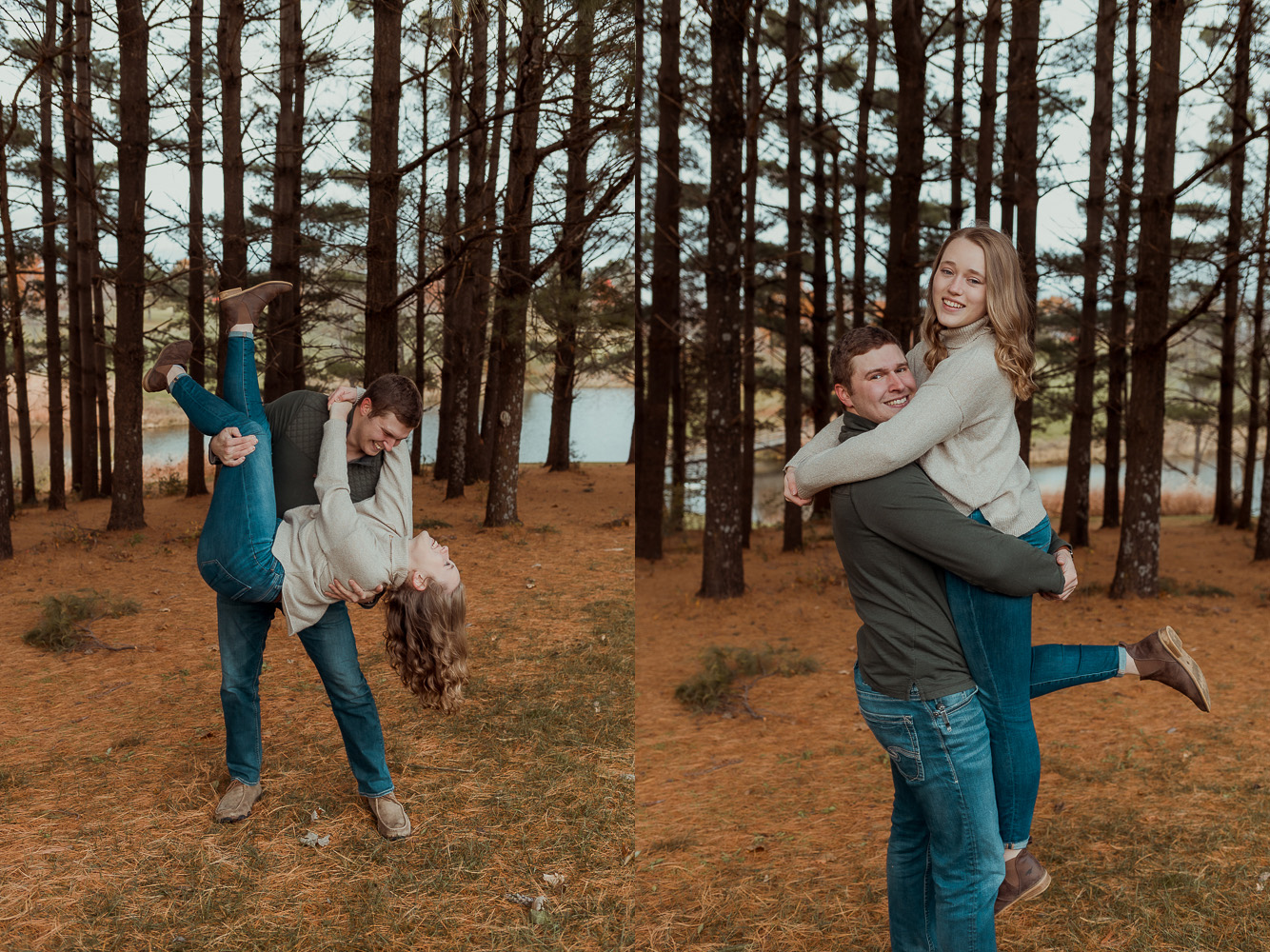 Kalona Golf Course Engagement Pictures, Kalona, Iowa