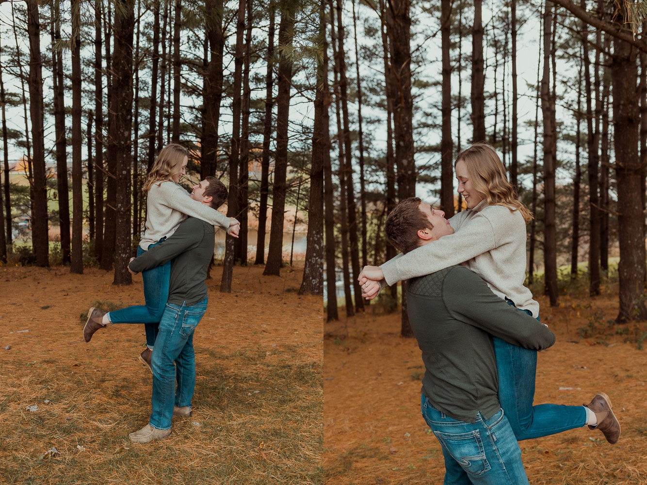 Kalona Golf Course Engagement Pictures, Kalona, Iowa