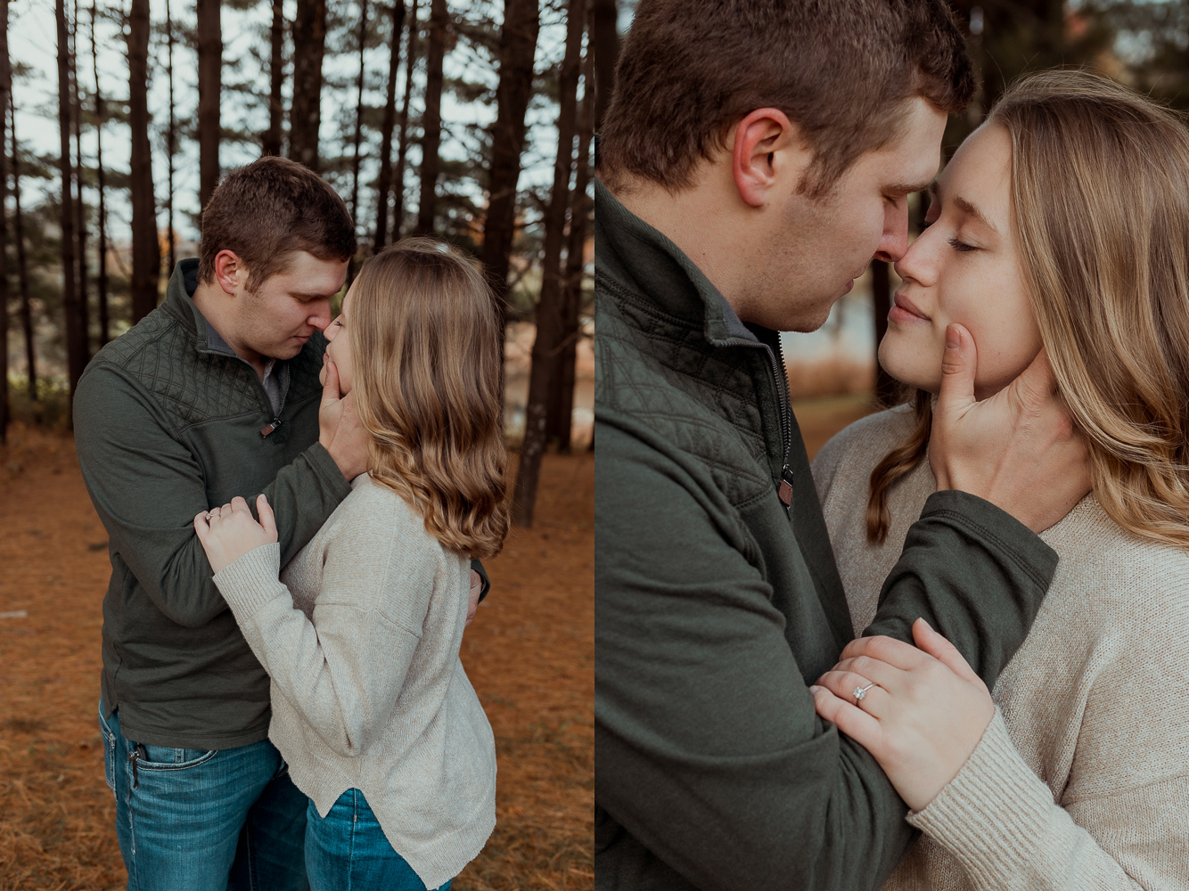 Kalona Golf Course Engagement Pictures, Kalona, Iowa