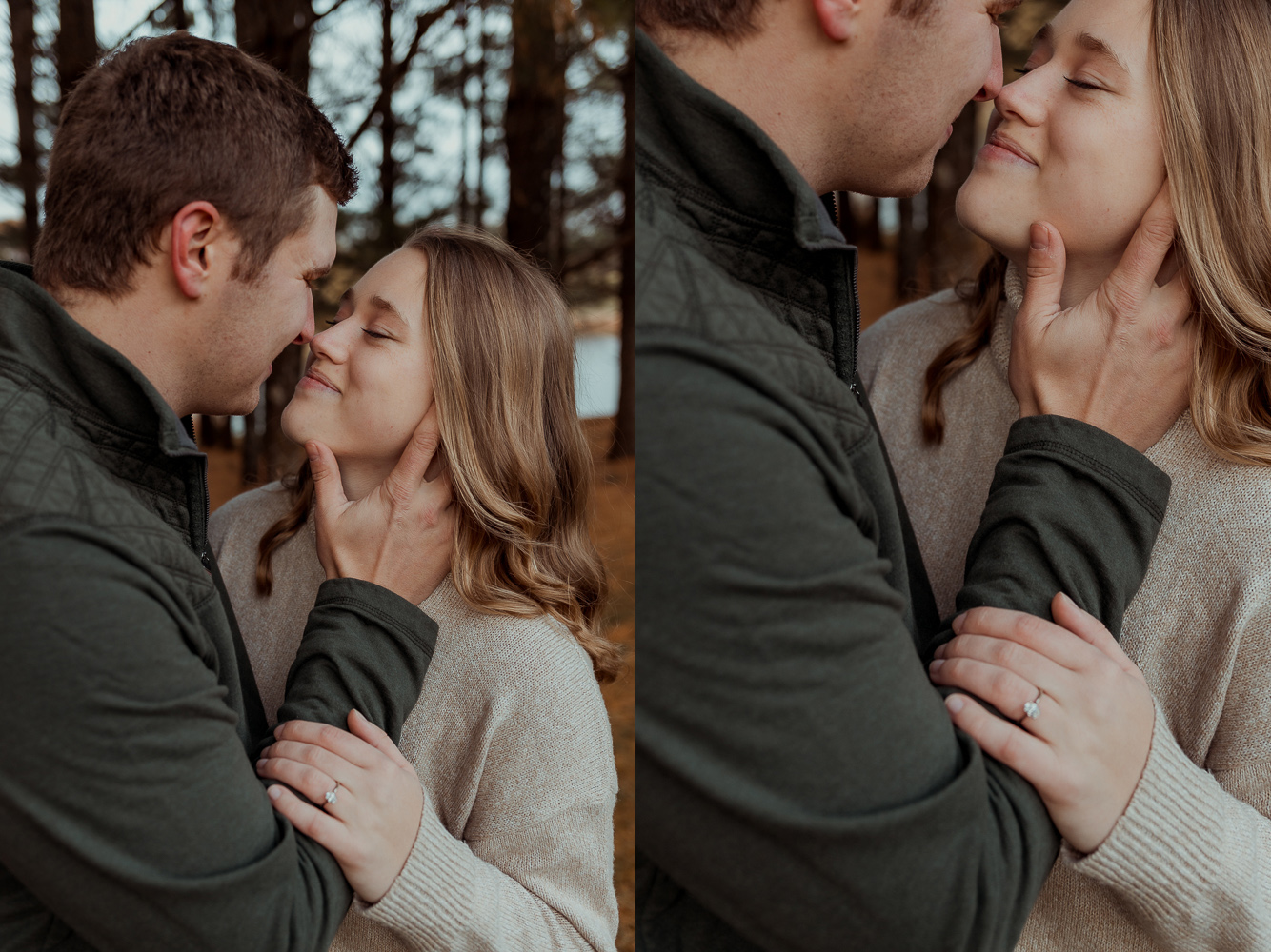 Kalona Golf Course Engagement Pictures, Kalona, Iowa