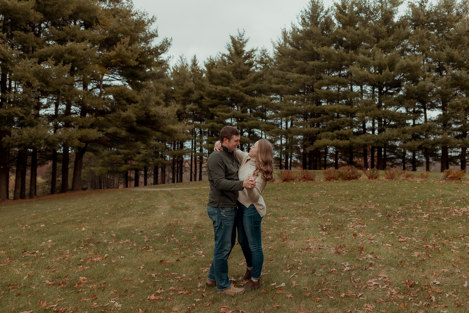 Kalona Golf Course Engagement Pictures, Kalona, Iowa
