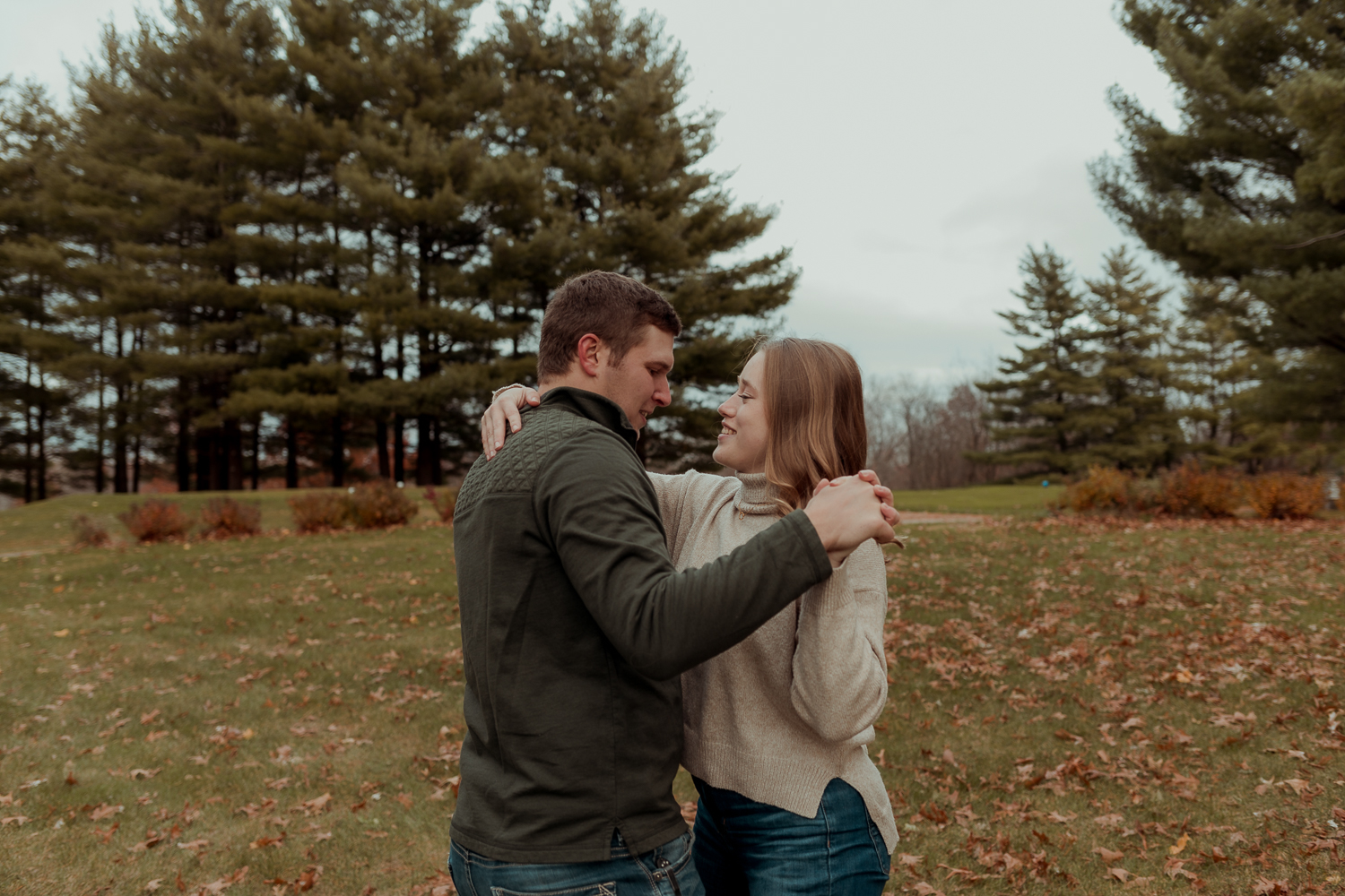Kalona Golf Course Engagement Pictures, Kalona, Iowa