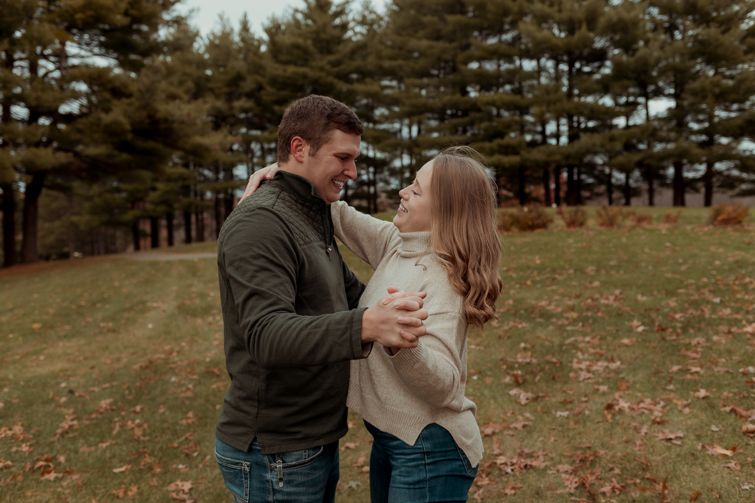 Kalona Golf Course Engagement Pictures, Kalona, Iowa