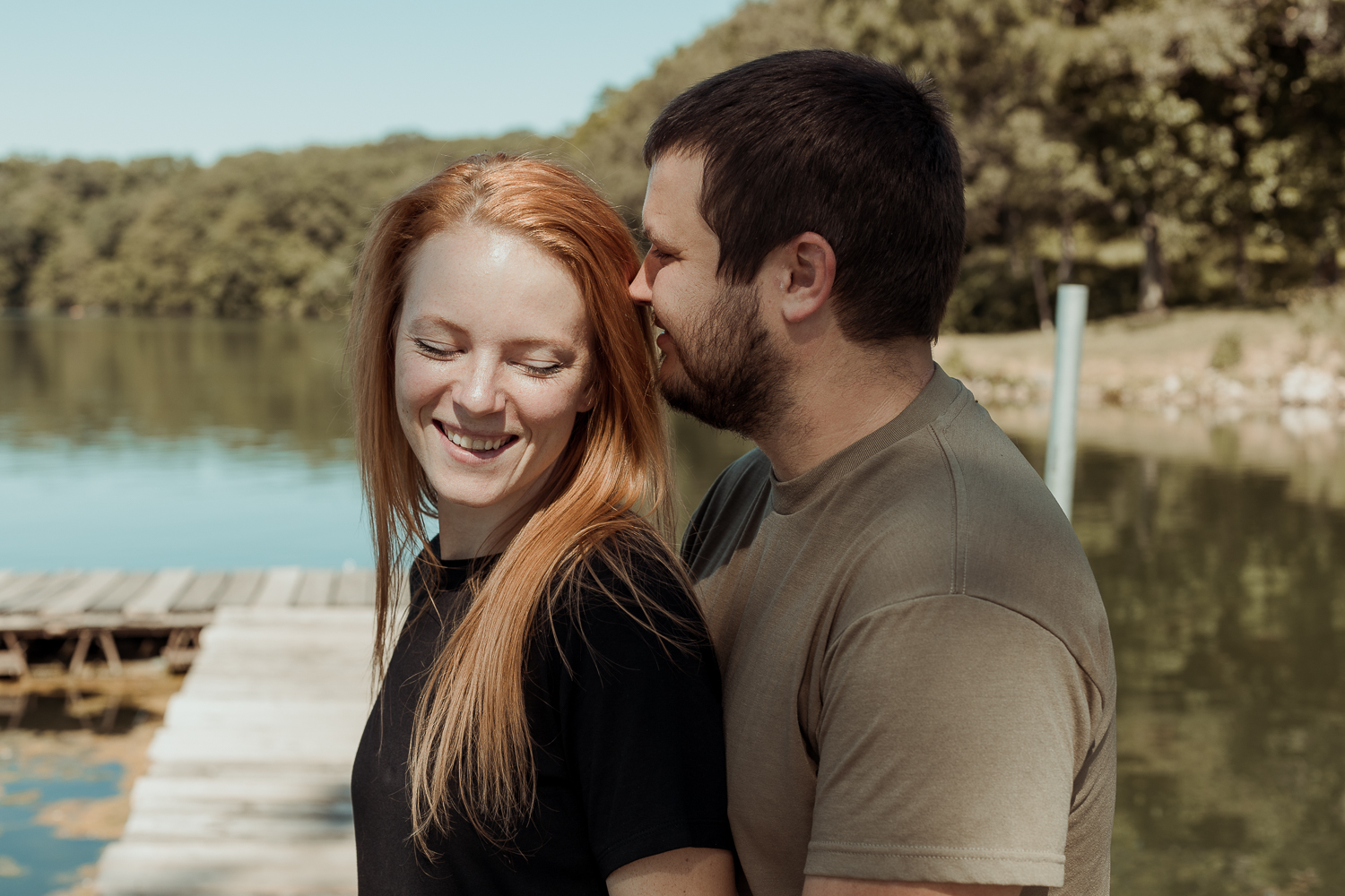 Lake MacBride State Park Engagement Pictures, Solon, Iowa