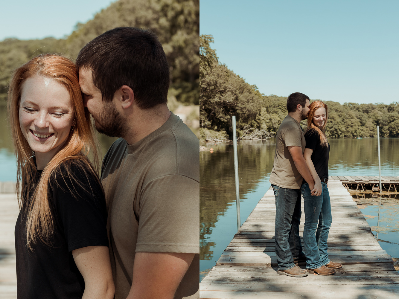 Lake MacBride State Park Engagement Pictures, Solon, Iowa