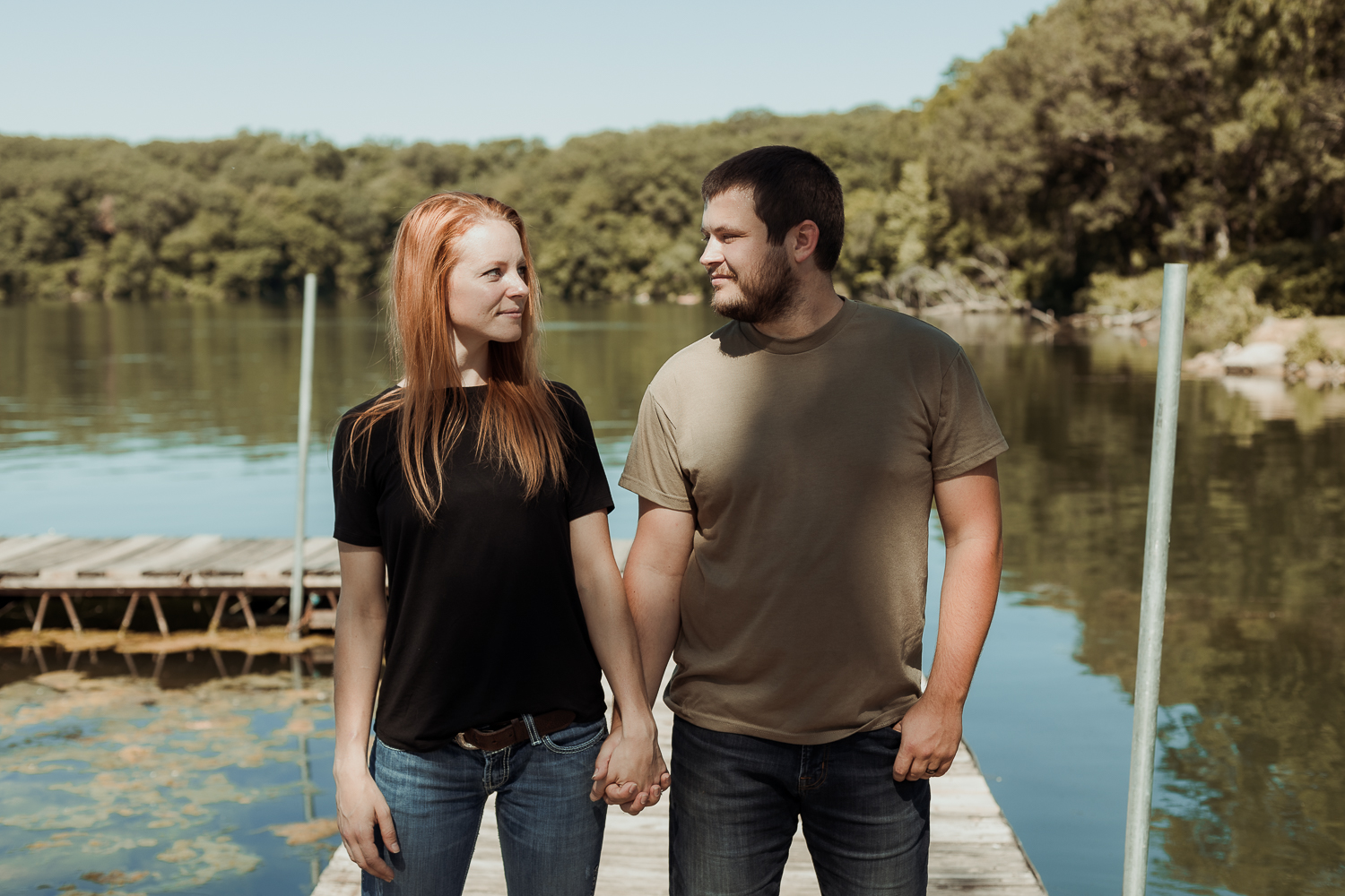 Lake MacBride State Park Engagement Pictures, Solon, Iowa