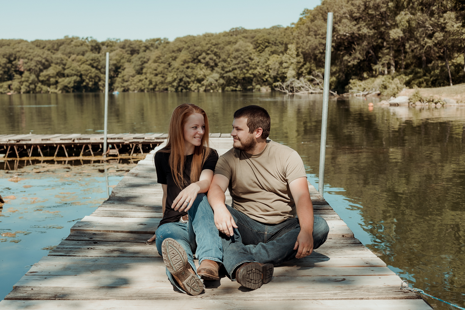 Lake MacBride State Park Engagement Pictures, Solon, Iowa