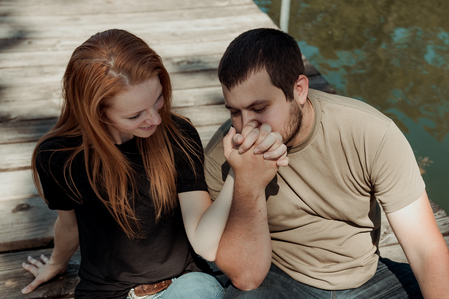 Lake MacBride State Park Engagement Pictures, Solon, Iowa