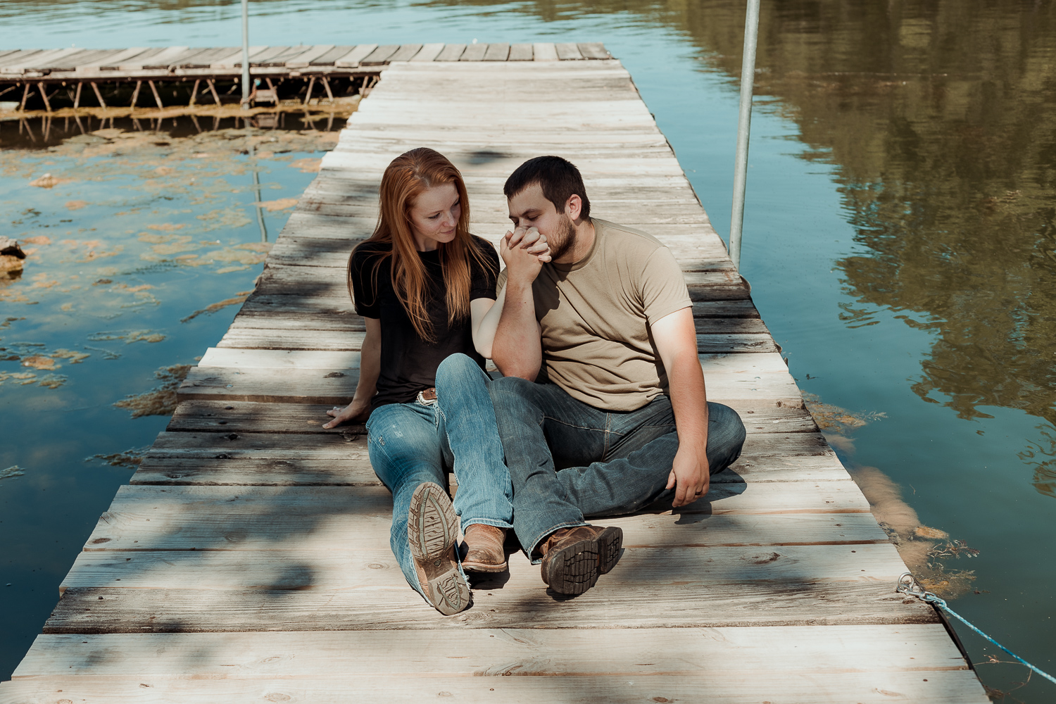 Lake MacBride State Park Engagement Pictures, Solon, Iowa