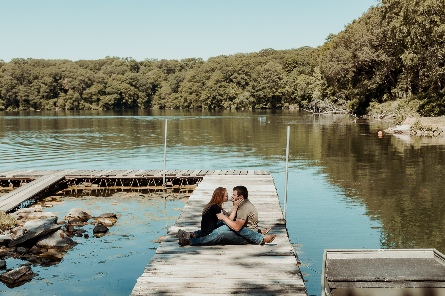 Lake MacBride State Park Engagement Pictures, Solon, Iowa