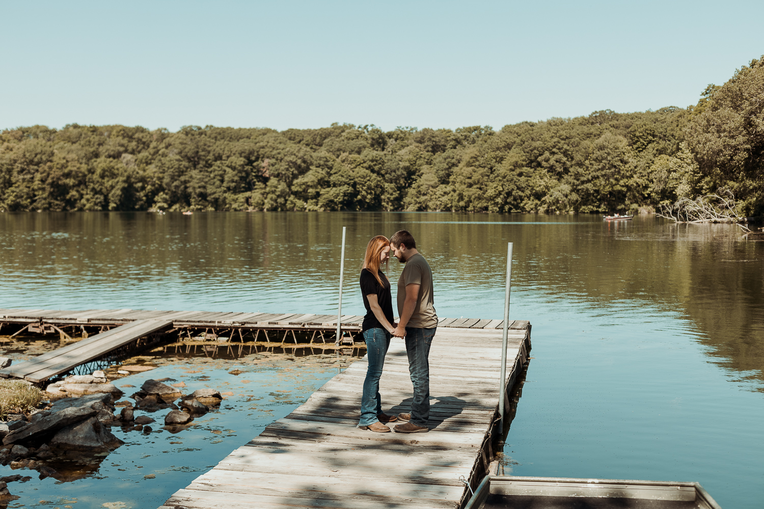 Lake MacBride State Park Engagement Pictures, Solon, Iowa