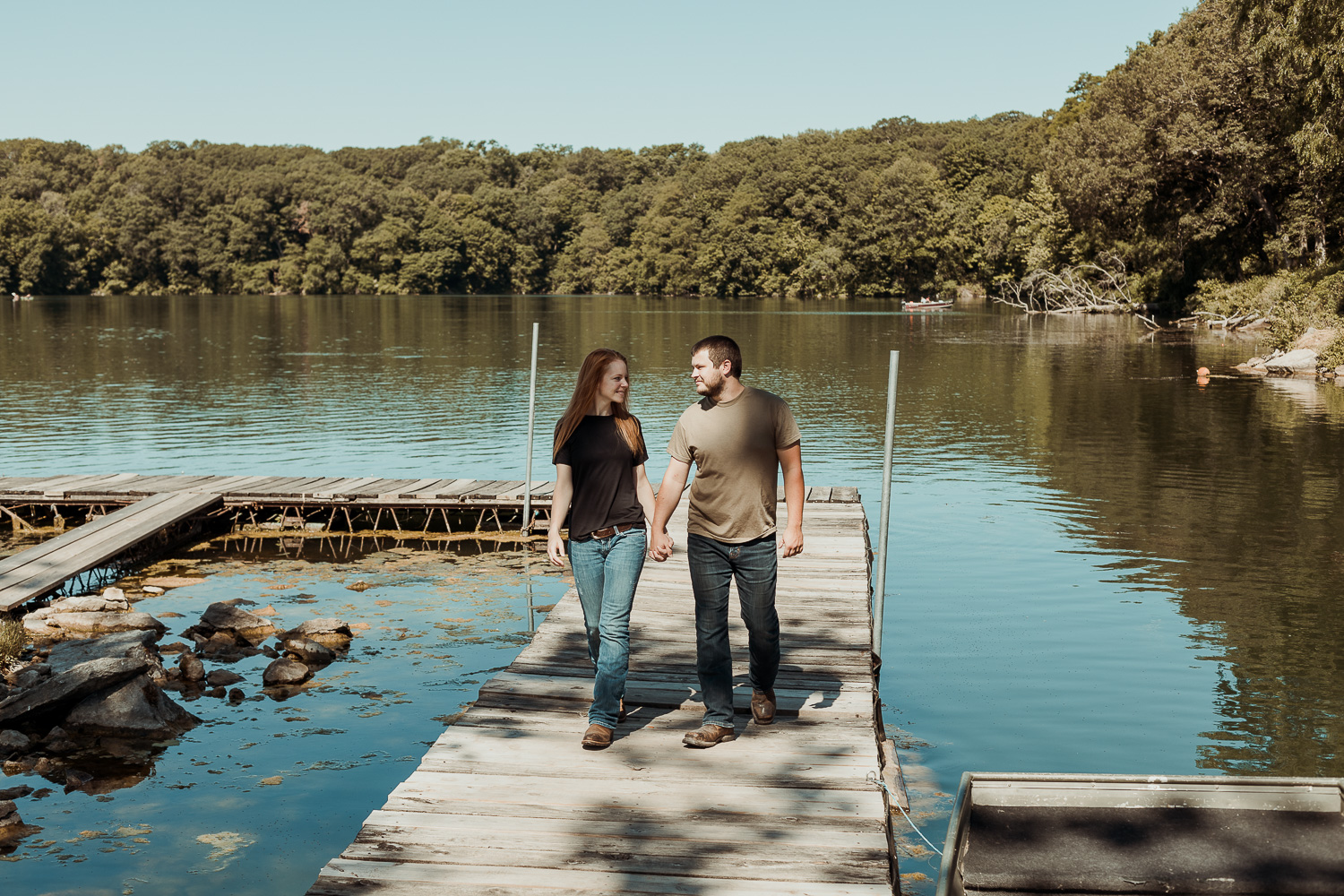 Lake MacBride State Park Engagement Pictures, Solon, Iowa