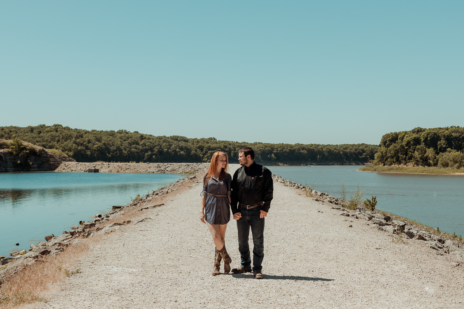 Lake MacBride State Park Engagement Pictures, Solon, Iowa