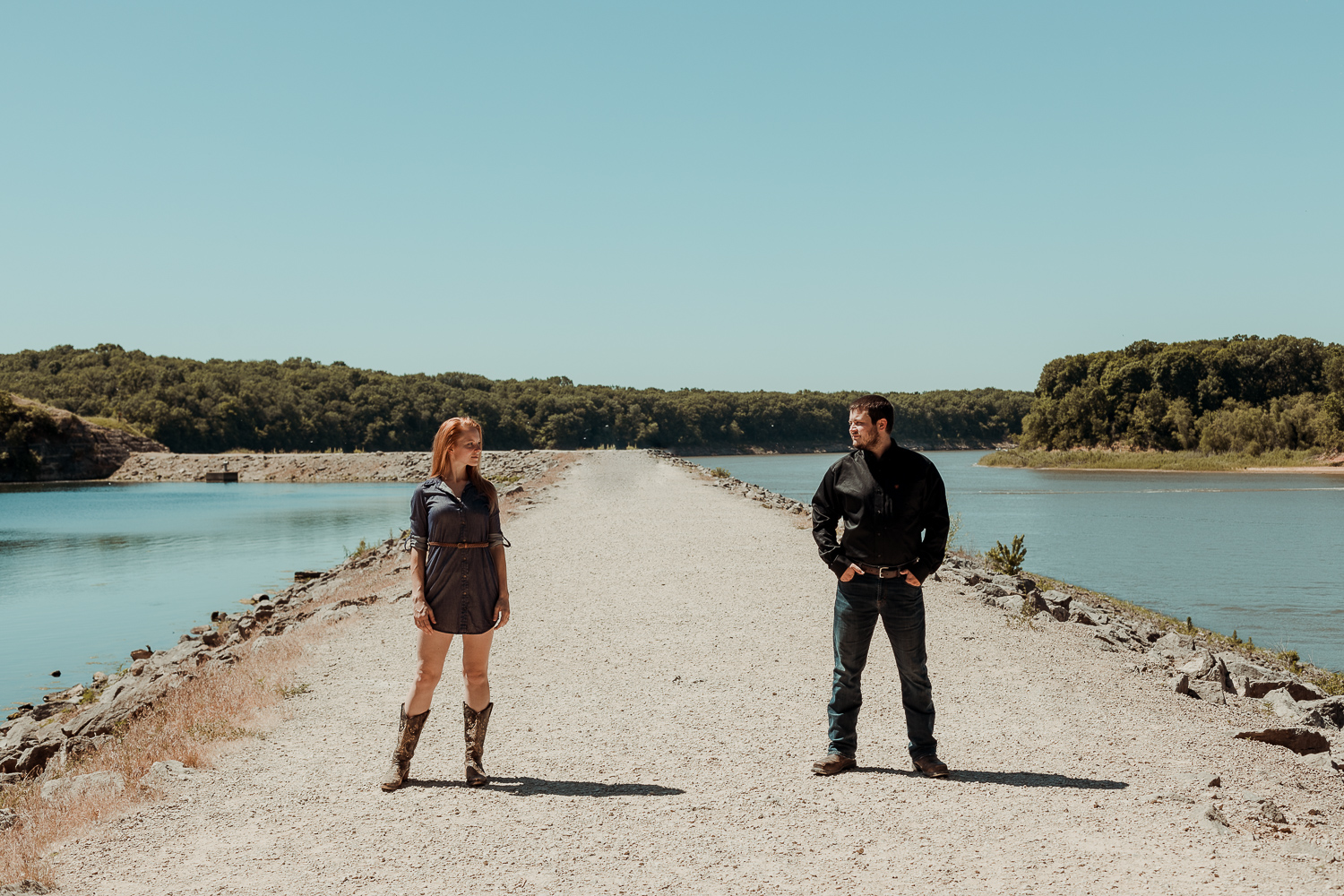 Lake MacBride State Park Engagement Pictures, Solon, Iowa