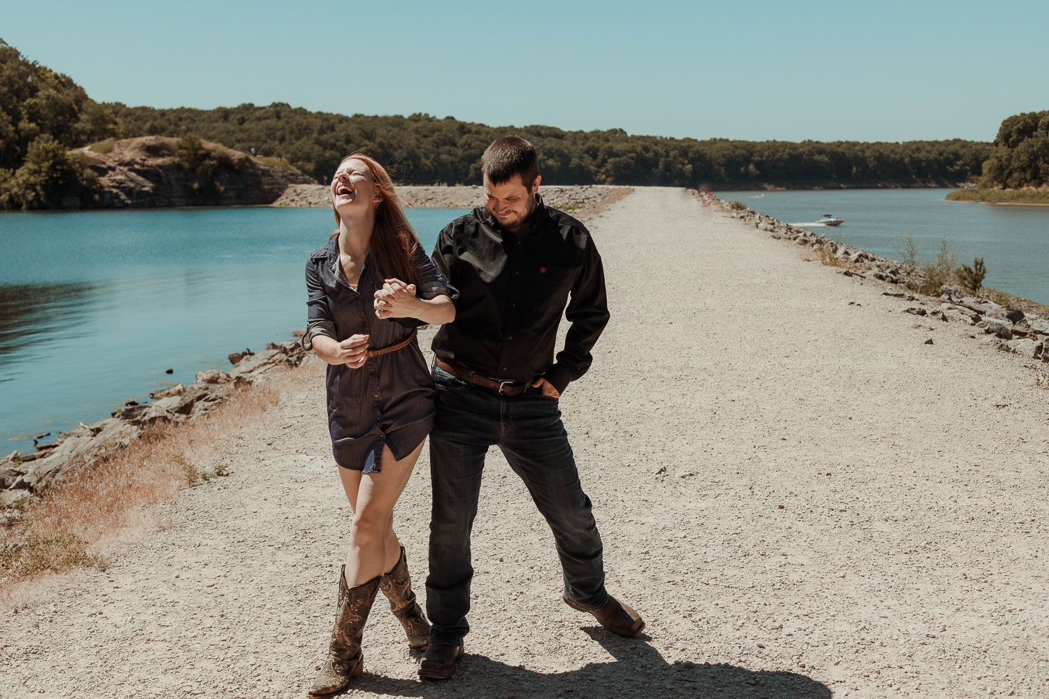 Lake MacBride State Park Engagement Pictures, Solon, Iowa