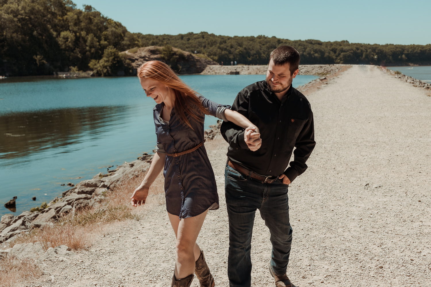 Lake MacBride State Park Engagement Pictures, Solon, Iowa