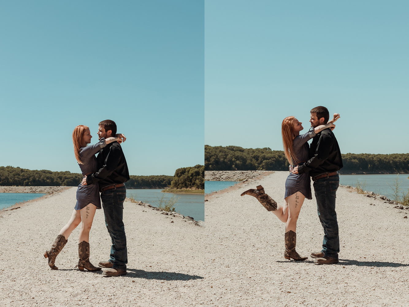 Lake MacBride State Park Engagement Pictures, Solon, Iowa