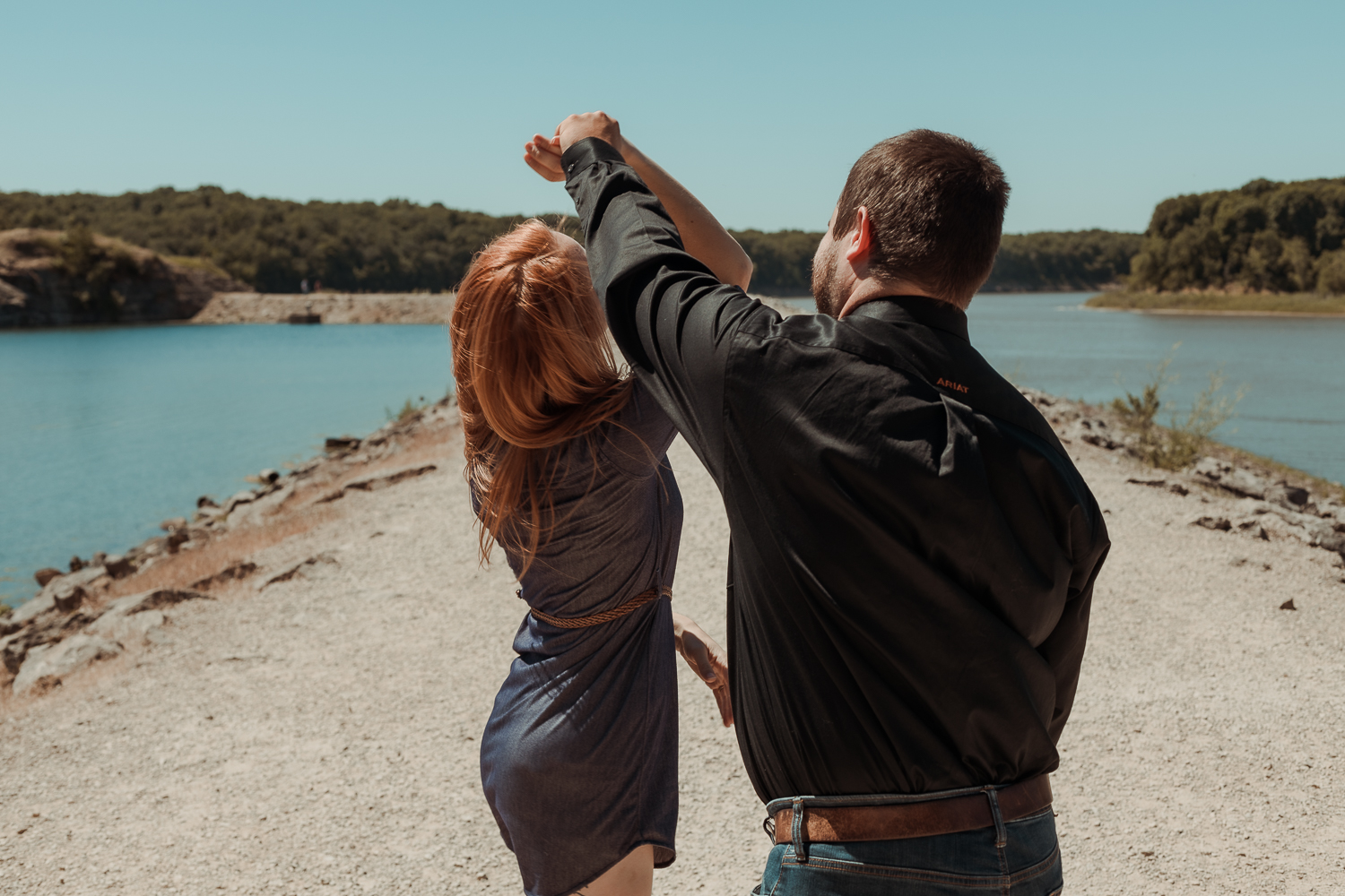 Lake MacBride State Park Engagement Pictures, Solon, Iowa