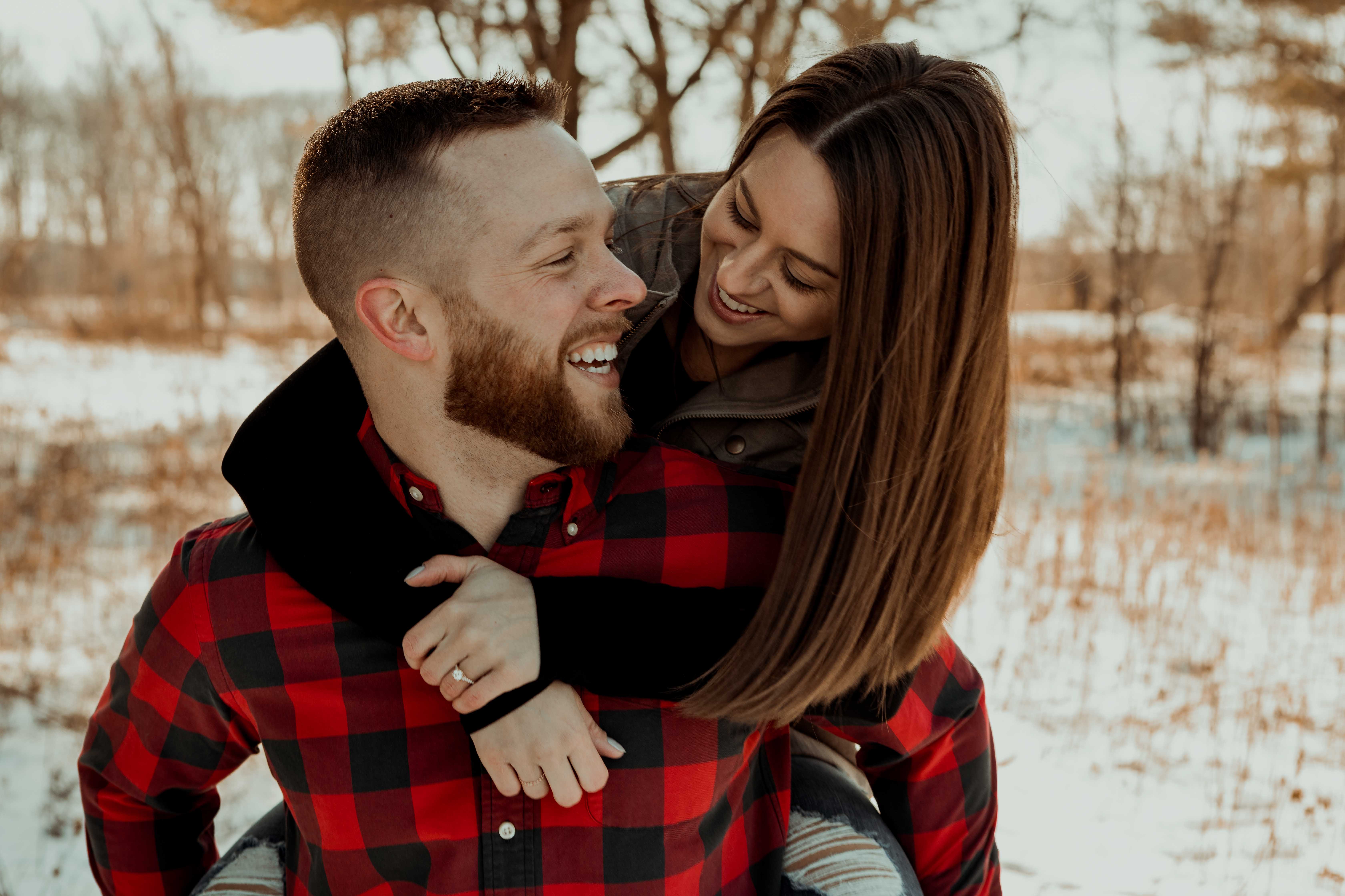 Pedestrain Bridge Waterloo Engagement Photos