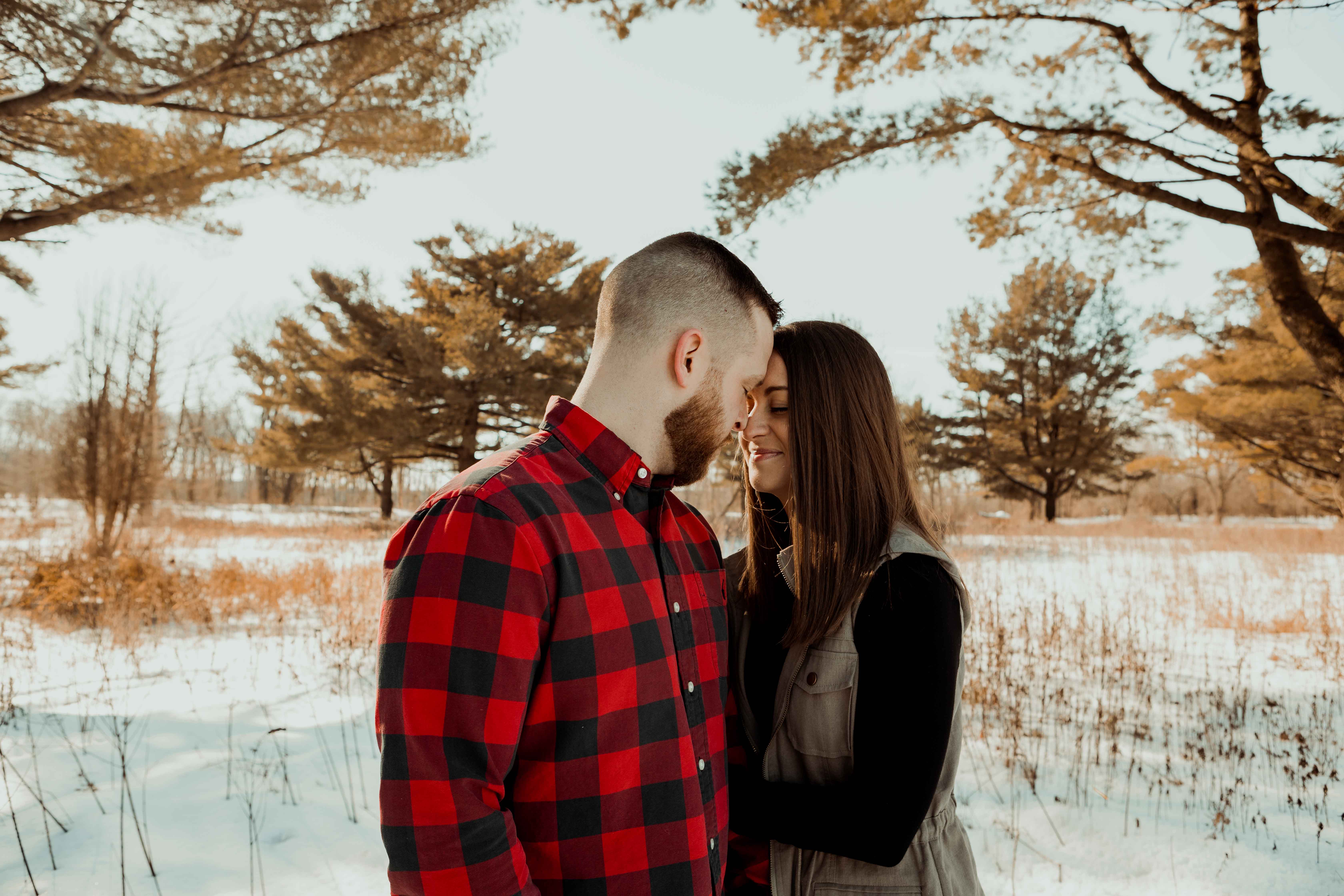 Pedestrain Bridge Waterloo Engagement Photos