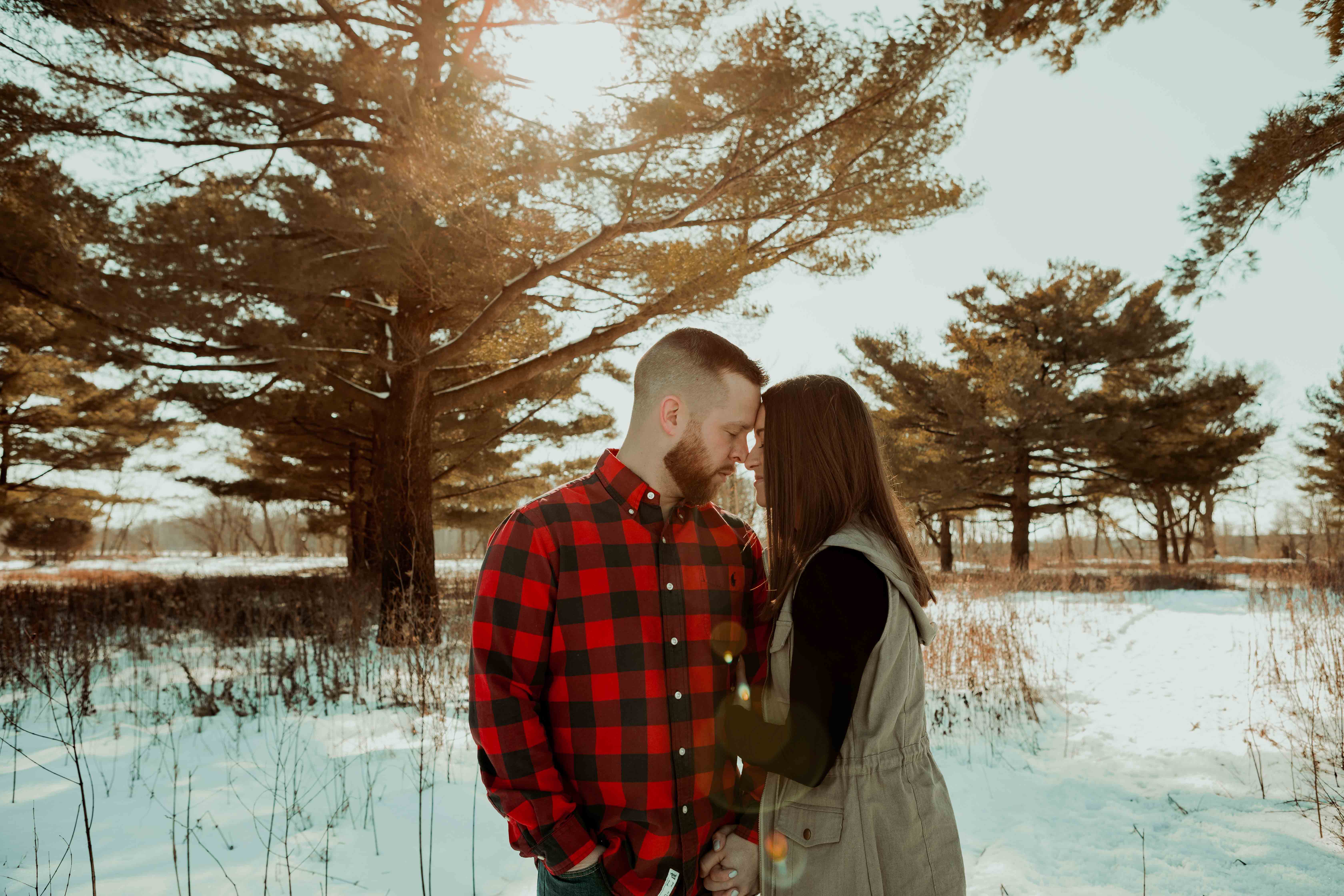 Pedestrain Bridge Waterloo Engagement Photos