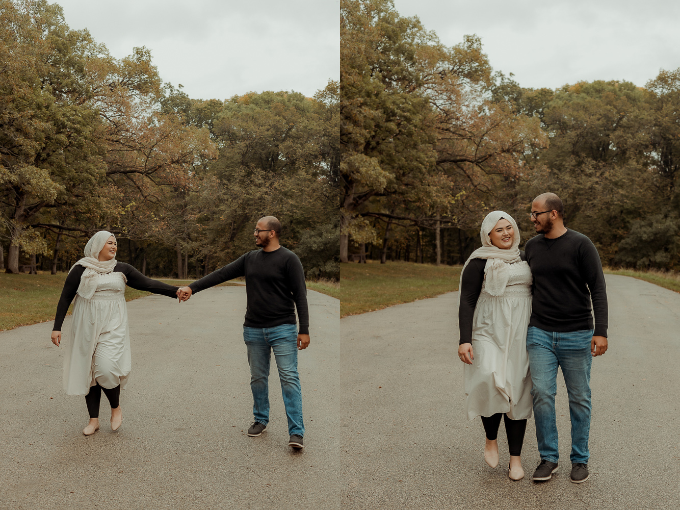 Palisades Kepler State Park Engagement Pictures, Mt Vernon, Iowa