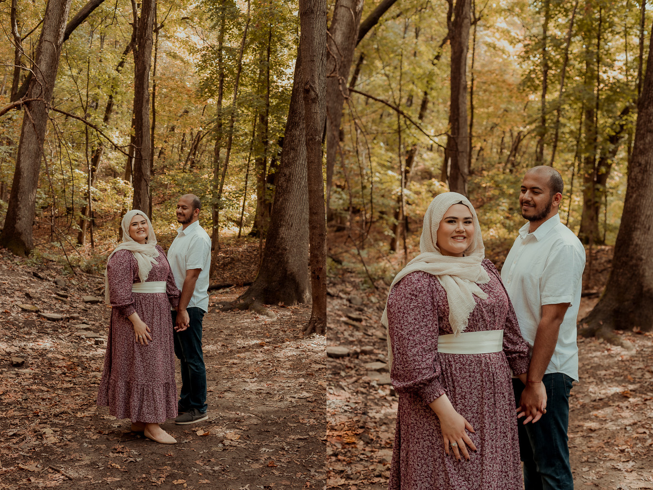Palisades Kepler State Park Engagement Pictures, Mt Vernon, Iowa