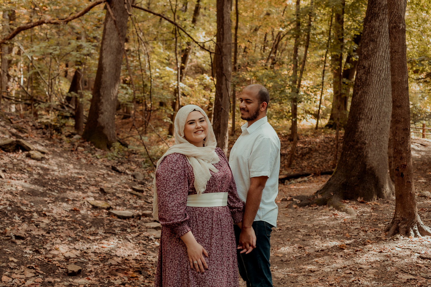 Palisades Kepler State Park Engagement Pictures, Mt Vernon, Iowa