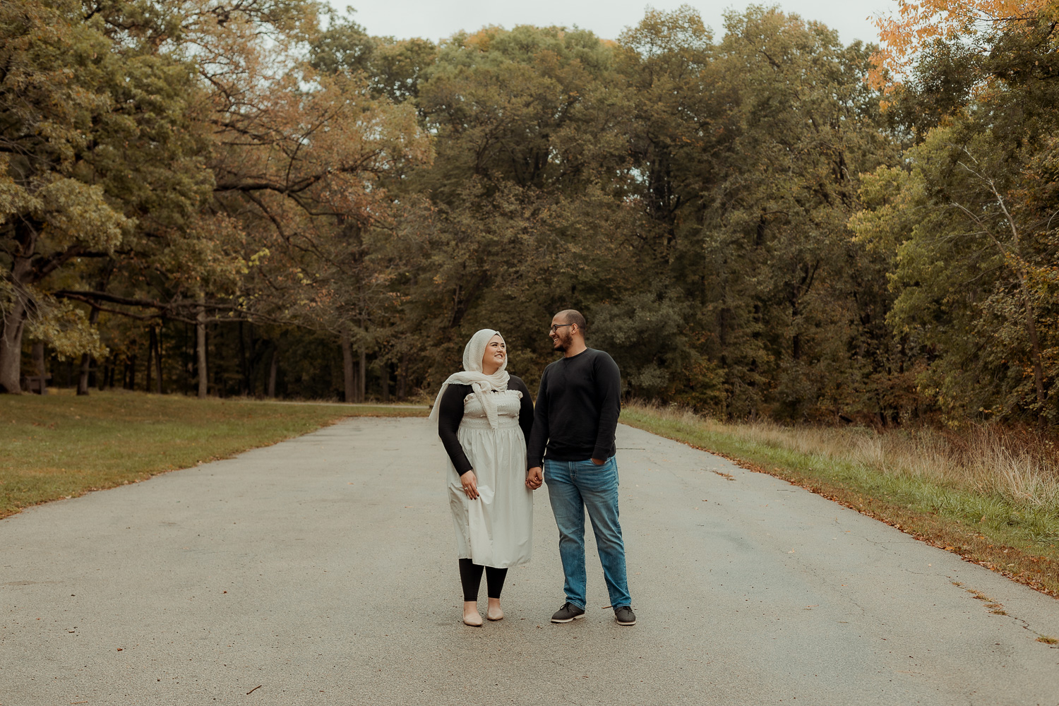 Palisades Kepler State Park Engagement Pictures, Mt Vernon, Iowa