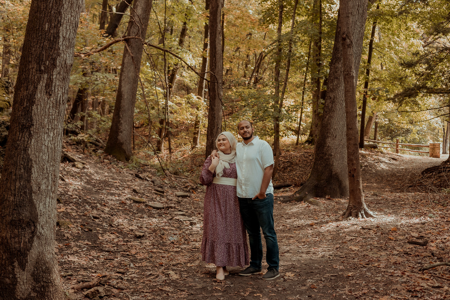 Palisades Kepler State Park Engagement Pictures, Mt Vernon, Iowa