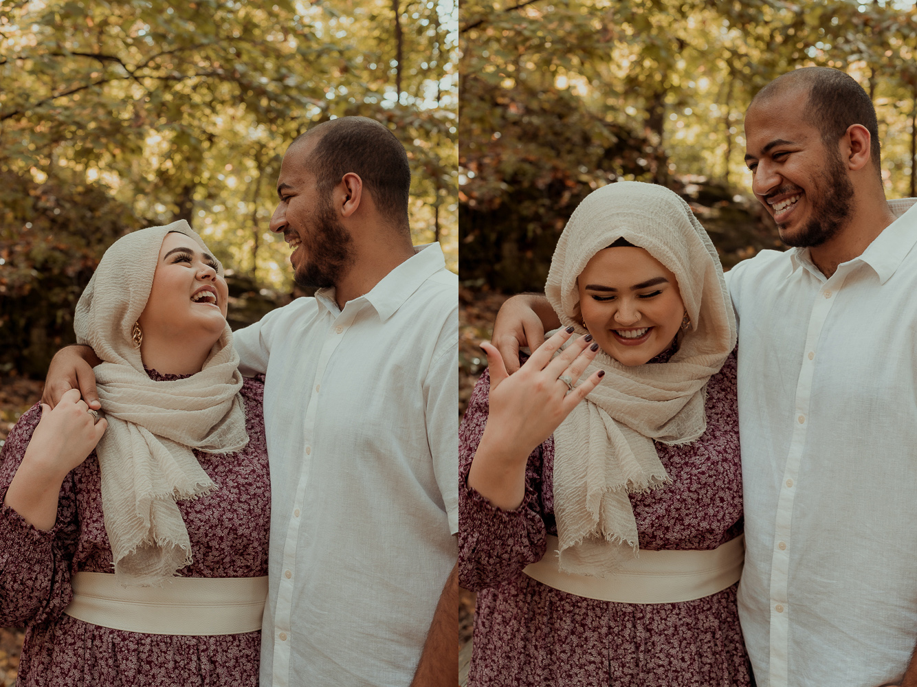 Palisades Kepler State Park Engagement Pictures, Mt Vernon, Iowa