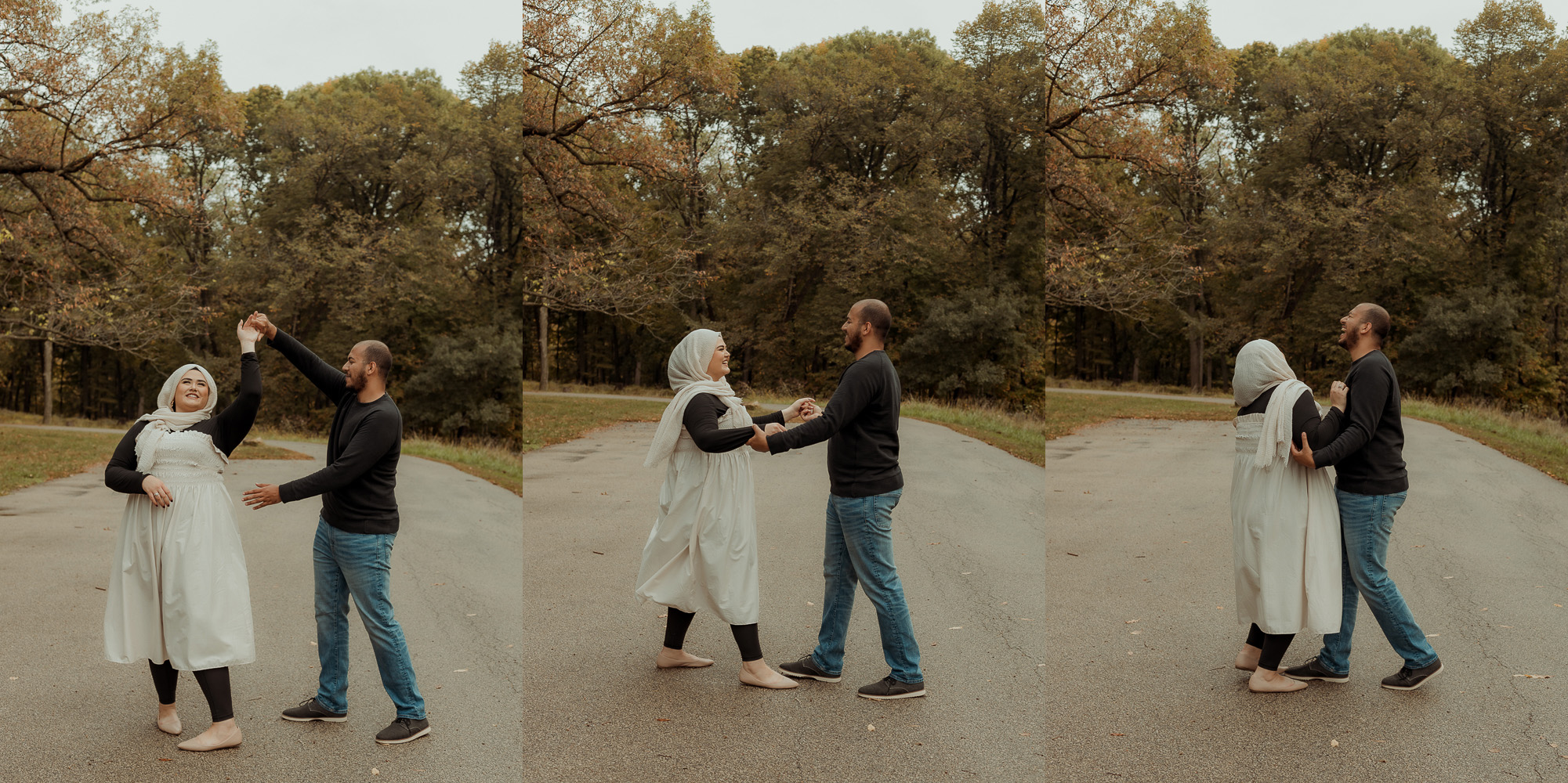Palisades Kepler State Park Engagement Pictures, Mt Vernon, Iowa