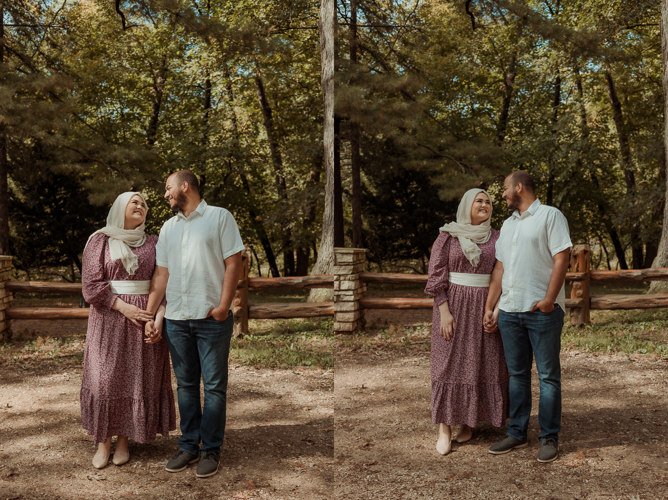 Palisades Kepler State Park Engagement Pictures, Mt Vernon, Iowa