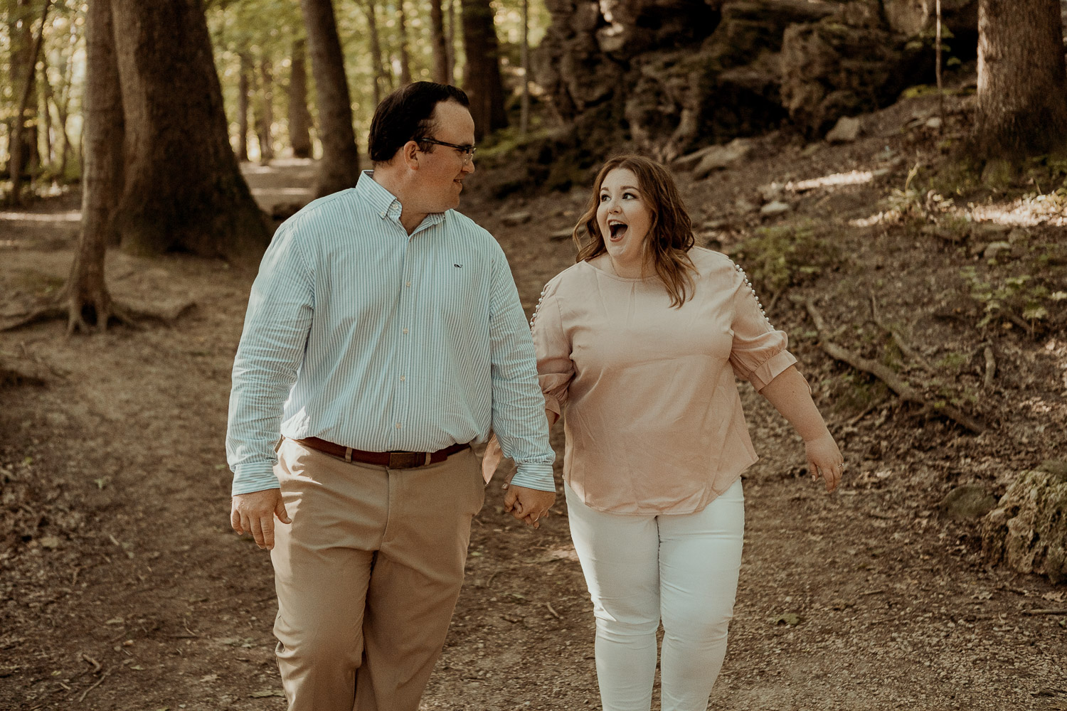 Palisades-Kepler State Park Engagement Photos