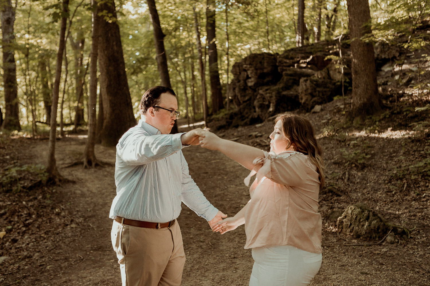 Palisades-Kepler State Park Engagement Photos
