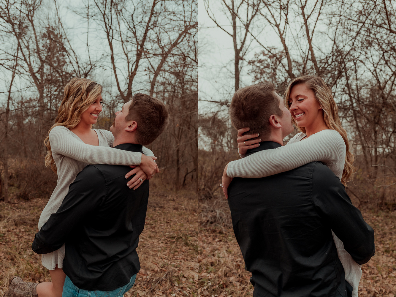 Family Farm, Center Junction Engagmenet Pictures, Iowa