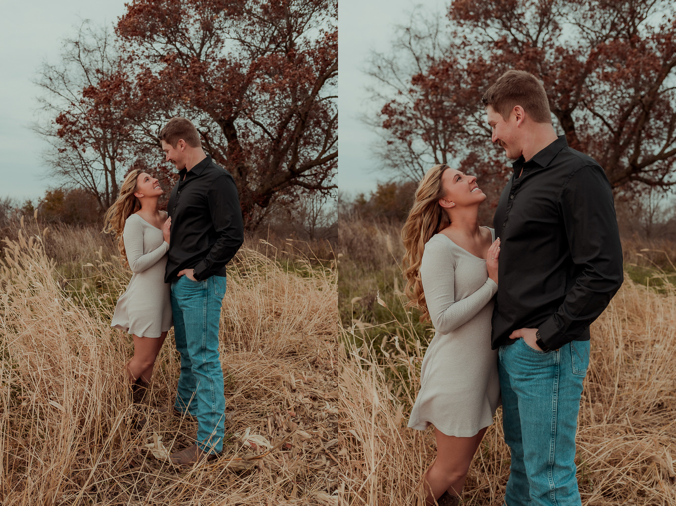 Family Farm, Center Junction Engagmenet Pictures, Iowa
