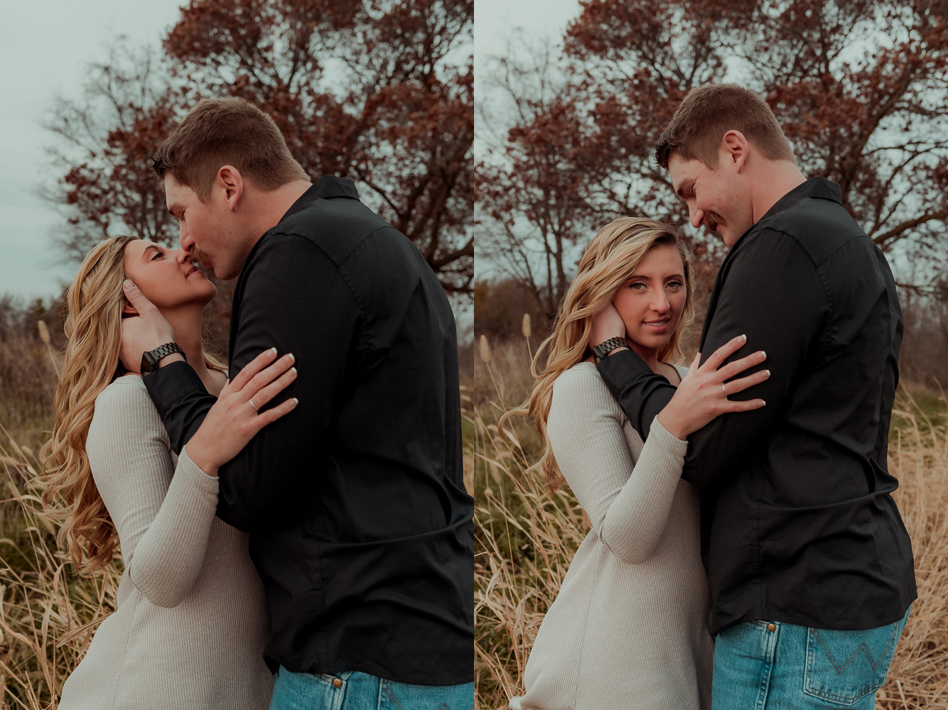 Family Farm, Center Junction Engagmenet Pictures, Iowa