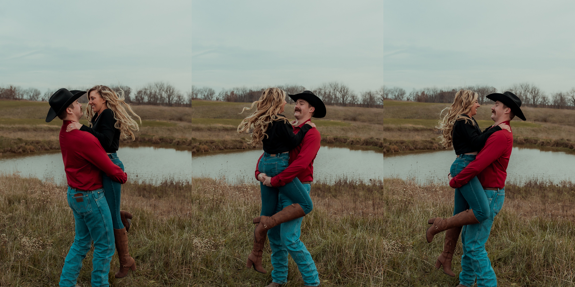 Family Farm, Center Junction Engagmenet Pictures, Iowa